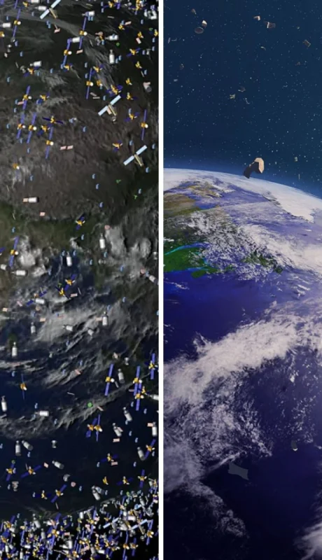 La basura espacial podría convertirse en un problema terrestre.