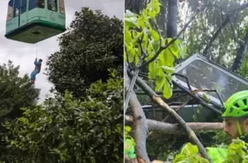 La dramática caída del Teleférico en la cual perecieron cuatro personas