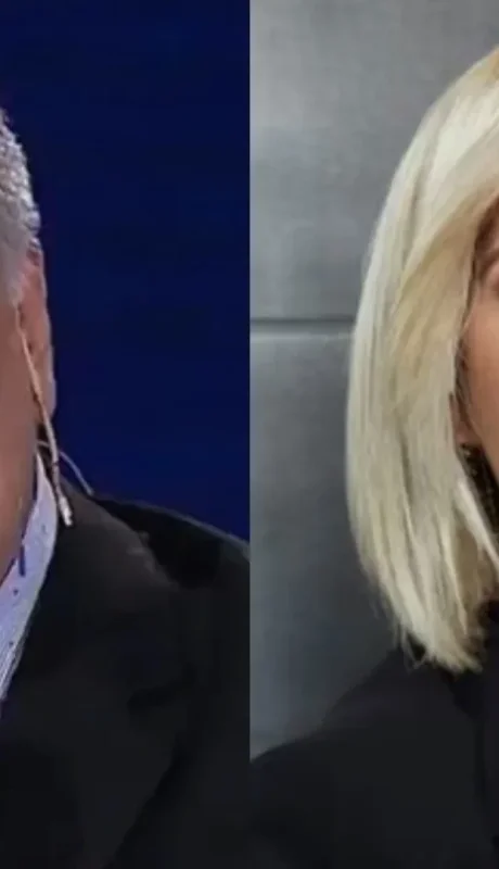 El presidente de APTRA, Luis Ventura, y la periodista Viviana Canosa. (Foto: archivo web)