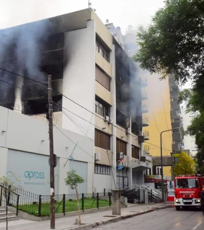 incendio en APROSS