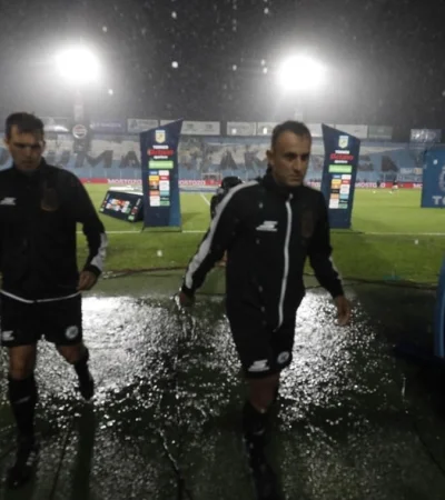 La lluvia impidió el encuentro en Tucumán.