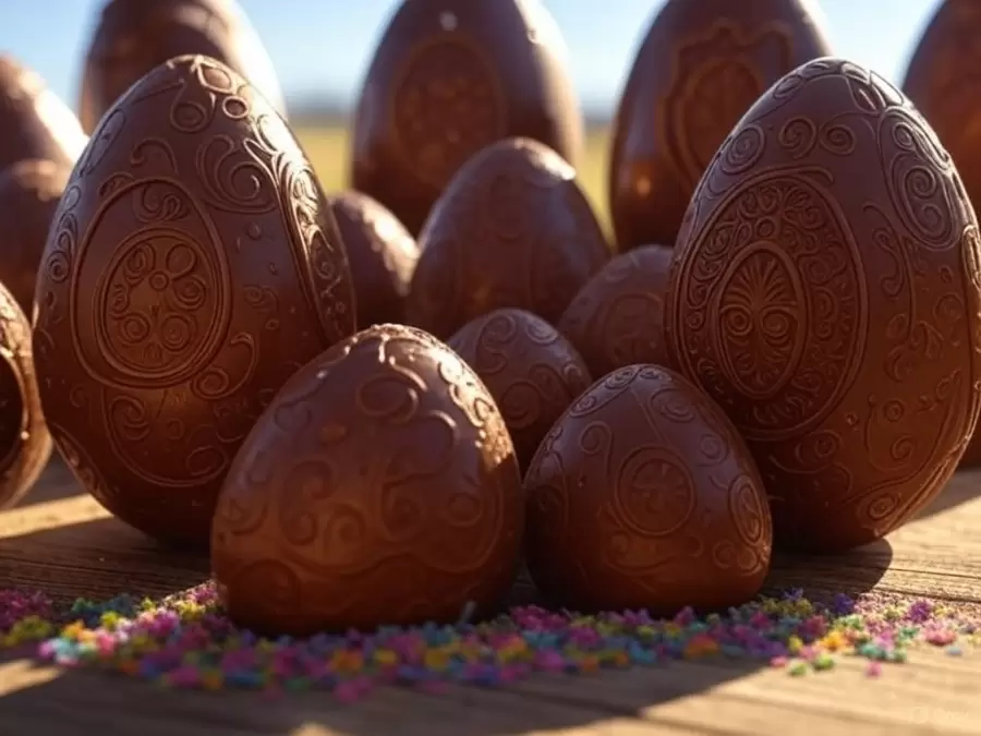 Los huevos de Pascua son una tradición que se renuevan año tras año/ Fuente: IA