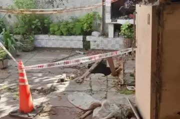 Una mujer murió en el patio de su casa tras sufrir un accidente increíble