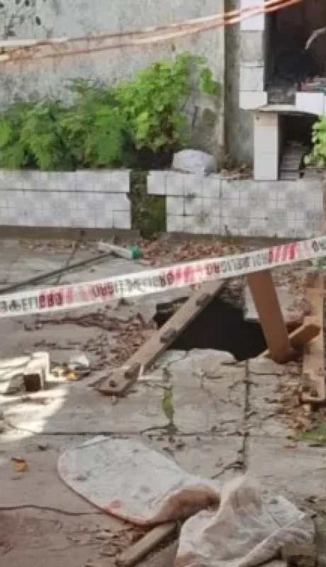El accidente ocurrió en el patio de la casa de la víctima. (Foto: gentileza criterioonline)