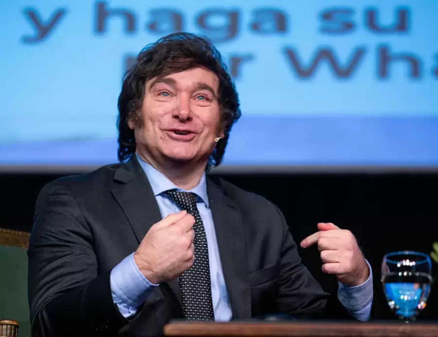Milei tiene motivo para estar contento