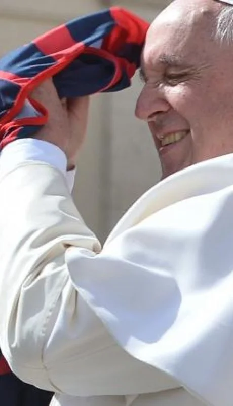 Francisco pasó su infancia entre misas y visitas al Gasómetro.