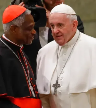 Peter Turkson y Francisco.