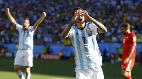 Victoria de la Selección argentina ante Suiza en el Mundial 2014.