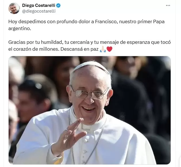 Diego Costarelli/ Fuente: X