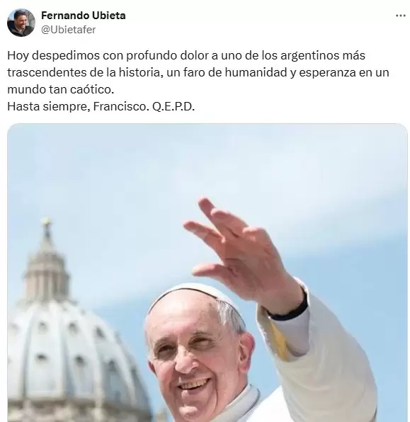 Fernando Ubieta/ Fuente: X