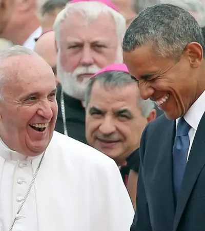 El papa Francisco con Barack Obama.