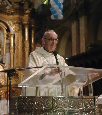 Jorge Bergoglio como arzobispo de Buenos Aires.
