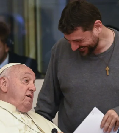 El papa Francisco y Juan Grabois.