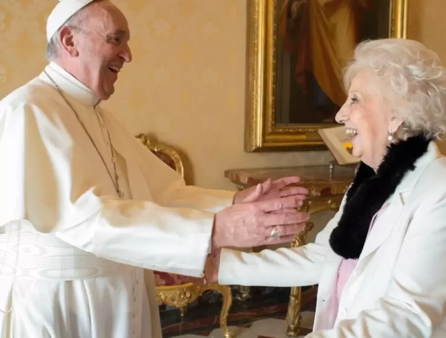 Francisco con Estela Carlotto