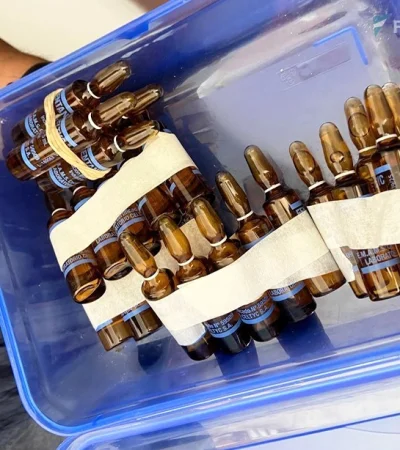 Veinticuatro ampollas de fentanilo fueron halladas dentro de un táper en casa del militar.