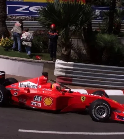 Schumacher en Mónaco en el 2001.