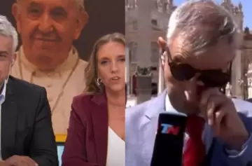 Funeral del Papa: Nelson Castro se emocionó ante los halagos de sus colegas