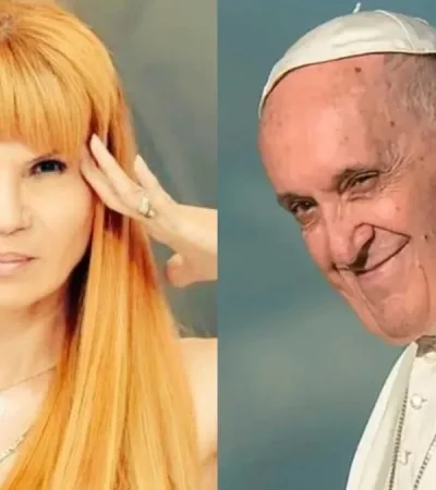 Mhoni Vidente y el Papa.