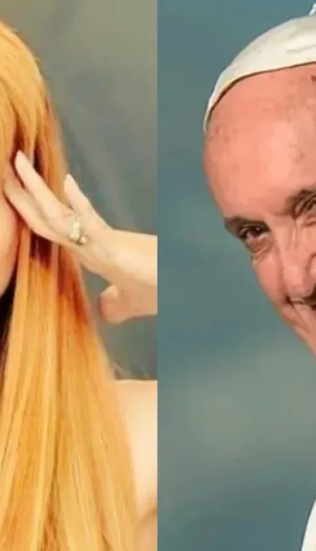 Mhoni Vidente y el Papa.