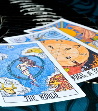 Lectura de tarot.
