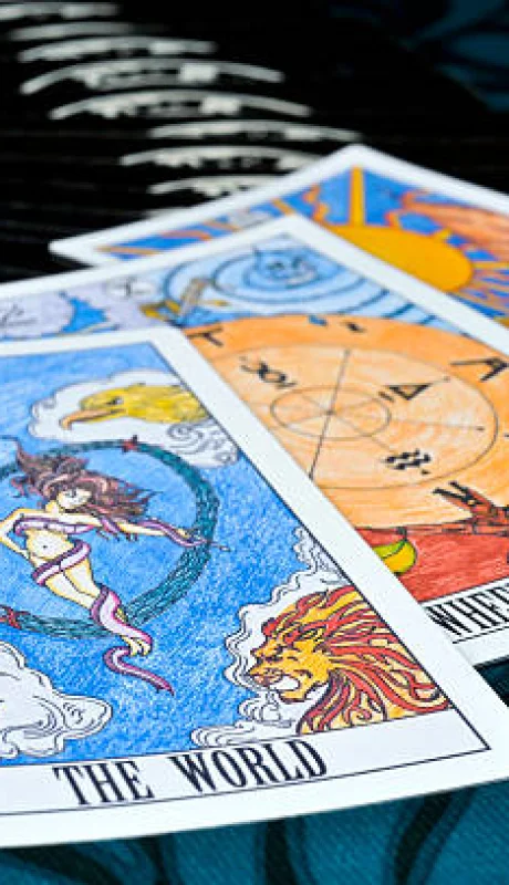 Lectura de tarot.