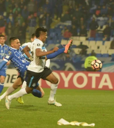 Godoy Cruz enfrentó a Gremio en la Copa Libertadores 2017.