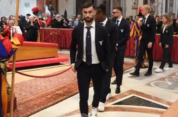 El futbolista mendocino que asistió al velorio del papa Francisco en el Vaticano