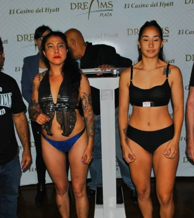 La presentación del combate de este viernes