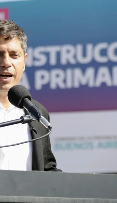 El gobernador Axel Kicillof