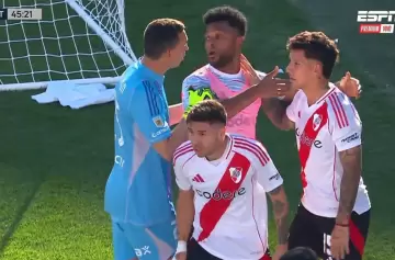 Marchesín y Borja, al borde del escándalo en el Superclásico: "Le pegaste a tus hijos"