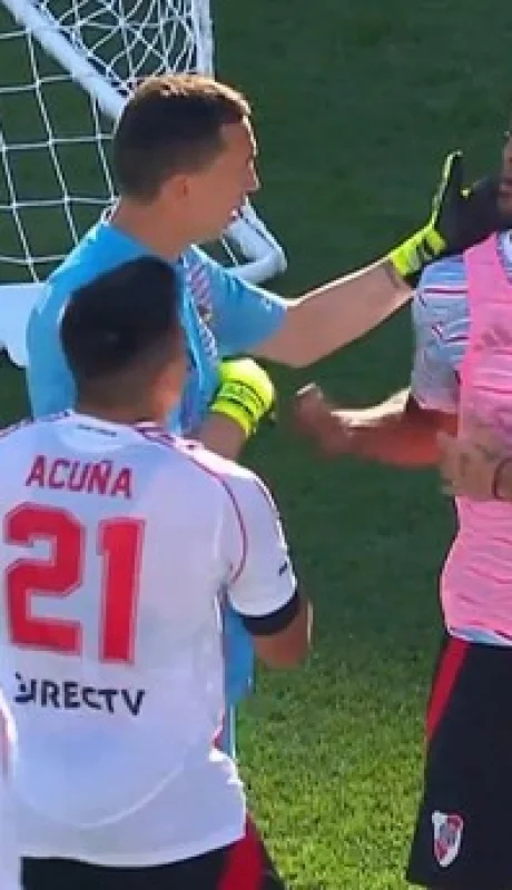 Borja y Marcehsín se cruzaron en el Superclásico.