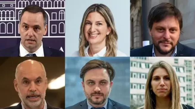 Principales candidatos a las elecciones legislativas en CABA 2025.