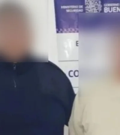 El presunto agresor fue detenido  en el lugar del hecho. Fuente: 0223.