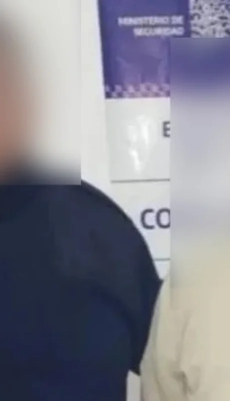 El presunto agresor fue detenido  en el lugar del hecho. Fuente: 0223.