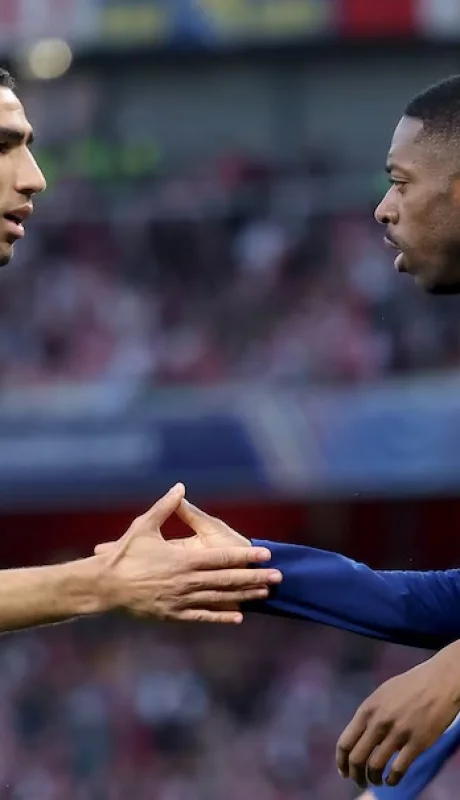 Dembélé le dio la victoria a los franceses