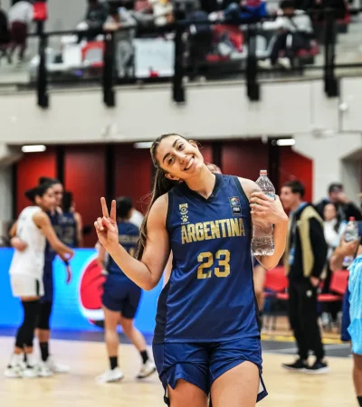 La mendocina Victoria Gauna, figura de la Selección.