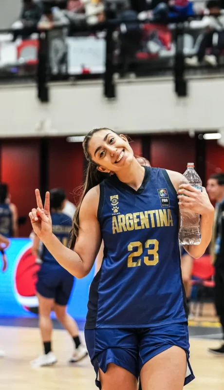 La mendocina Victoria Gauna, figura de la Selección.