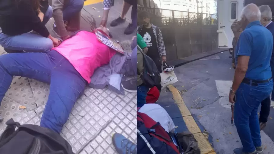 Jubilada asistida por SAME