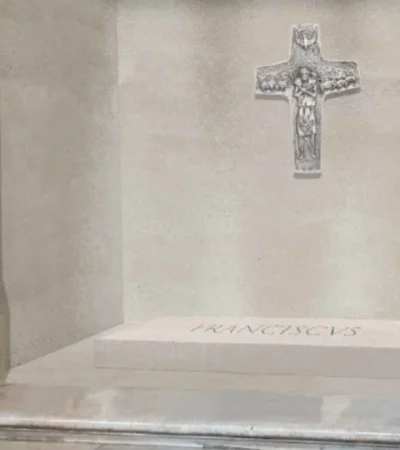 La tumba del Papa Francisco/