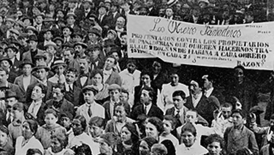 La manifestación en la plaza Lorea tuvo un final trágico. (Foto: archivo web)