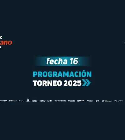 Así se disputa la fecha 16 del Apertura 2025