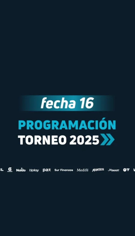 Así se disputa la fecha 16 del Apertura 2025
