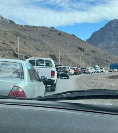 Demoras en el paso a Chile.