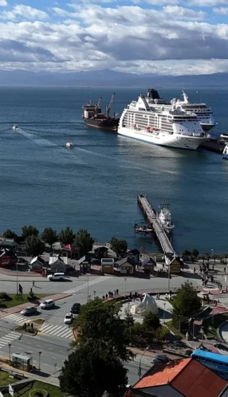 Ushuaia, posicionada como lugar estratétigo.