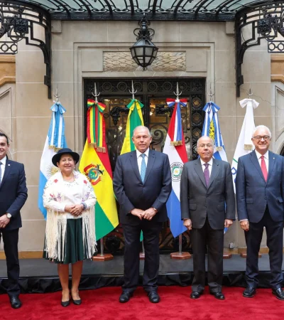 El Palacio San Martín es el epicentro de las reuniones de jefes diplomáticos del Mercosur este primer semestre.