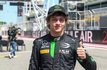 Kimi Antonelli voló y sorprendió en Miami para largar en la pole la sprint race