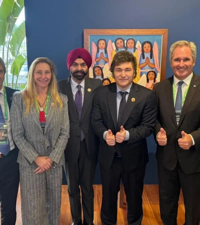 El presidente del Banco Mundial en su visita a Argentina