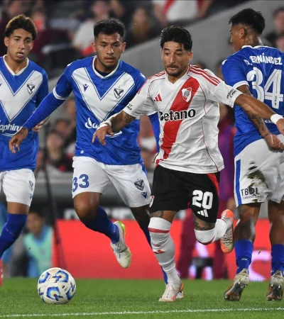 River venció a Vélez/ Fuente: Prensa River Plate