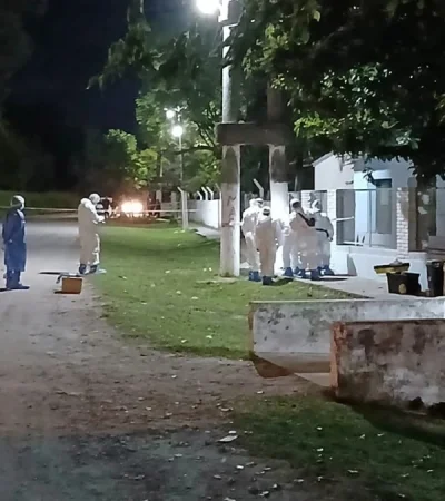 El lugar donde la mujer fue encontrada sin vida/ Fuente: Ministerio Público Fiscal de Tucumán