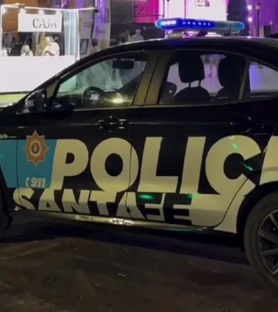 Movil de la Policía de Santa Fe/